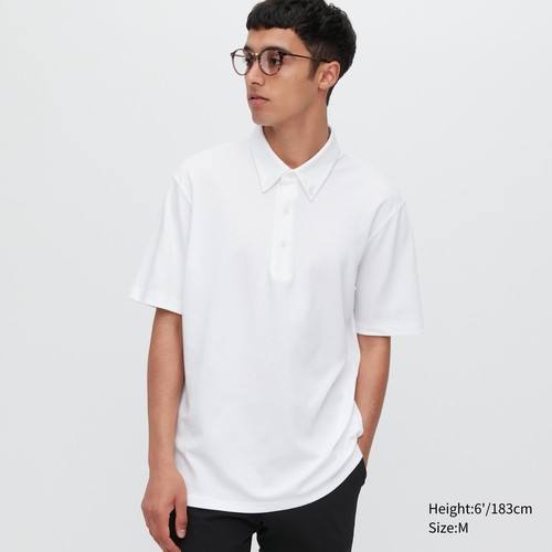 Рубашка-поло AIRism Piqué Белого цвета