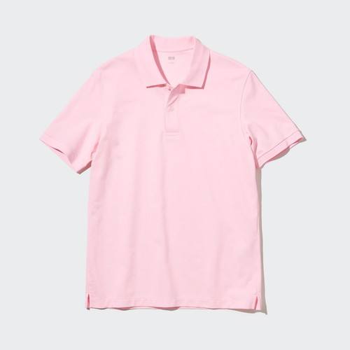 рубашка-поло из Пике DRY Розовая