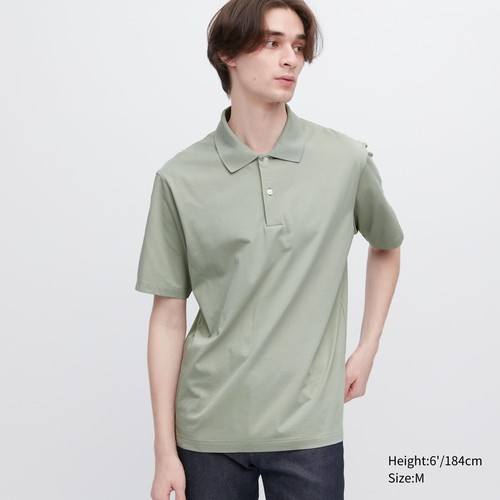 Рубашка-поло AIRism Зеленая