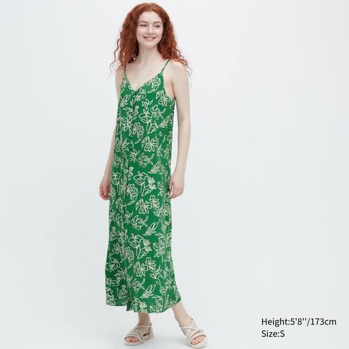 Расклешенное платье-камзол на пуговицах Зеленая