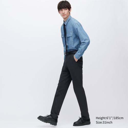 Ультралегкие шерстяные брюки AirSense Темно-синего цвета