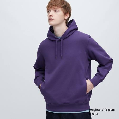 Спортивный пуловер с капюшоном Фиолетовая