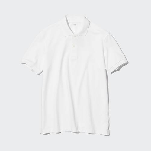 рубашка-поло из Пике DRY Белого цвета