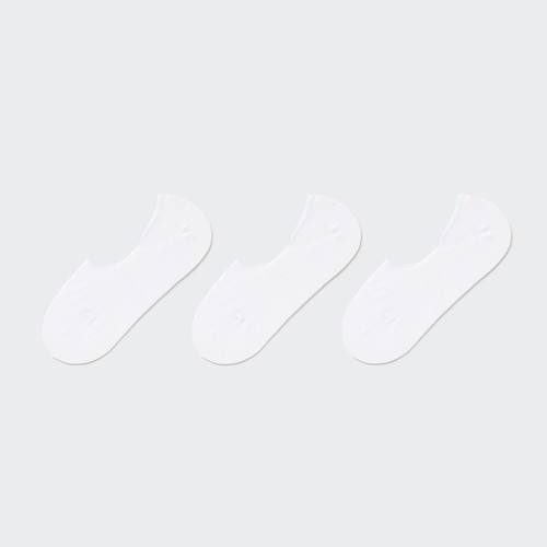 Невидимые Носки Без Показа (Три Пары) Белого цвета