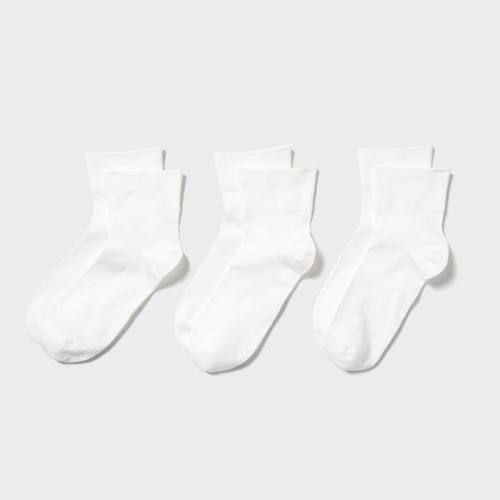 Носки (Три пары) Белого цвета