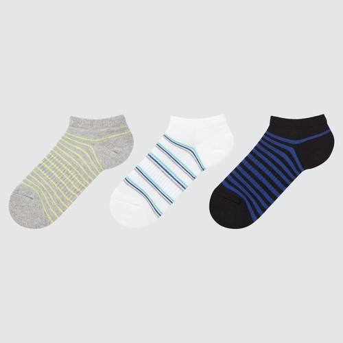 Детские короткие носки (три пары) Светло-Серая