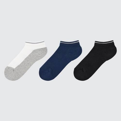 Детские носки с короткими носками (три пары) Серая