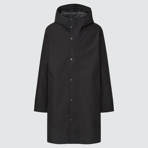 Пальто с капюшоном BLOCKTECH (сезон 2021) Черный