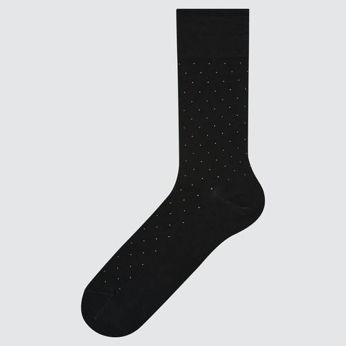 Хлопчатобумажные носки Supima в горошек Черный