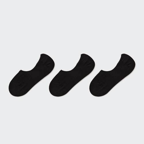 Невидимые Носки Без Показа (Три Пары) Черный