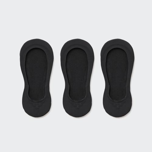 Прозрачные Невидимые Носки Без Показа (Три Пары) Черный