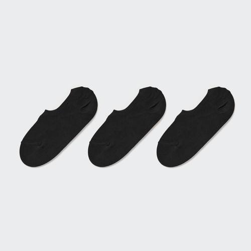 Сетчатые невидимые носки без показа (Три пары) Черный