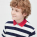 Детская DRY рубашка-поло из Пике с короткими рукавами Красная