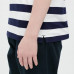 Детская DRY рубашка-поло из Пике с короткими рукавами Темно-синего цвета