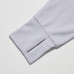 Толстовка с капюшоном на молнии с защитой от ультрафиолета из сетчатой ткани AIRism Белого цвета