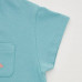 DRY футболка с короткими рукавами для малышей Темно-синего цвета