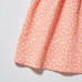 Блузка-камзол с присборкой для девочек Светло-оранжевая