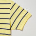 Рубашка Поло в полоску из DRY Пике Желтая