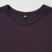 Легкая прозрачная футболка из джерси с круглым вырезом и длинными рукавами Светло-Серая
