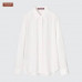 Блузка из 100% шелка Comptoir des Cotonniers с длинными рукавами Белого цвета
