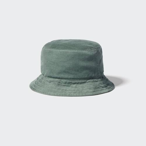 Вельветовая шляпа Зеленая