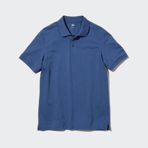 рубашка-поло из Пике DRY Синяя