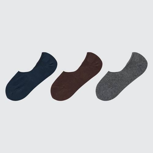 Невидимые Носки Без Показа (Три Пары) Темно-синего цвета